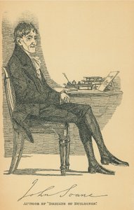 Sir John Soane by Daniel Maclise